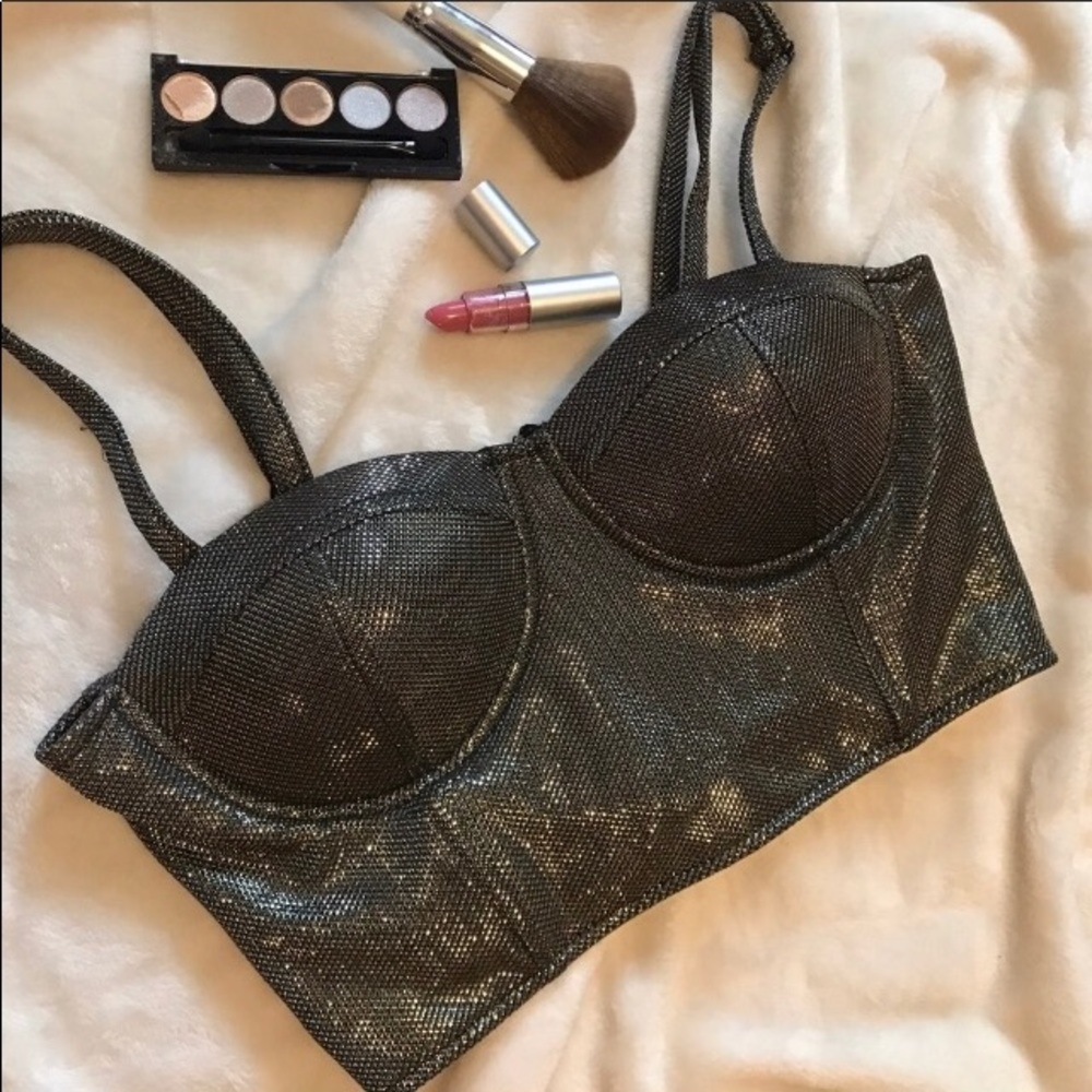 {Charlotte Russe} Metallic Bandeau